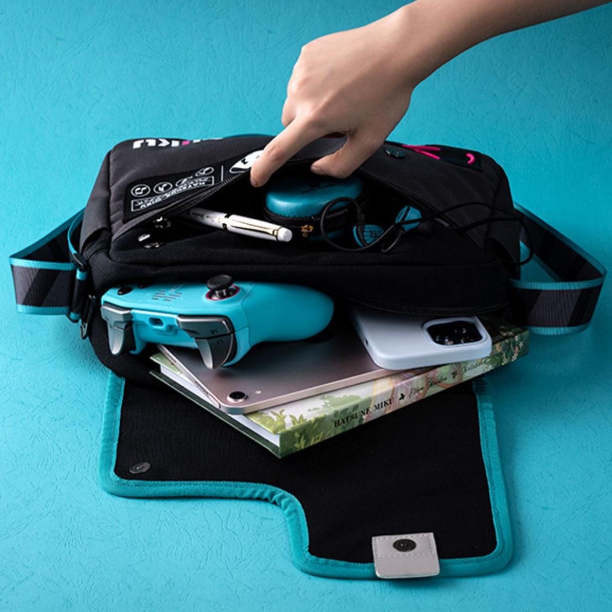 Sac bandoulière fonctionnel Syllable Hatsune Miku sous licence officielle