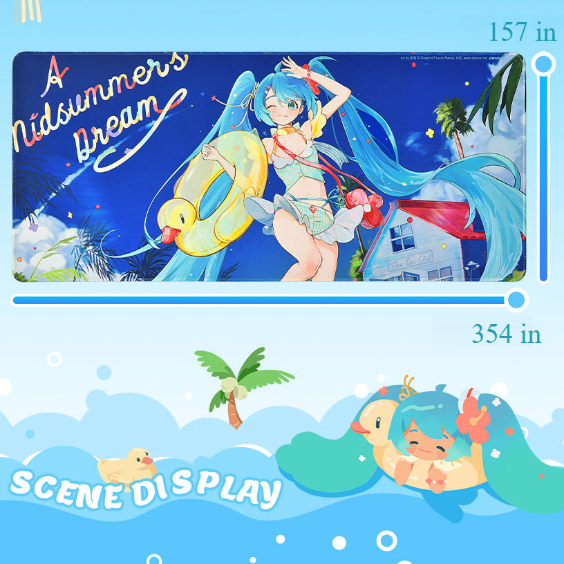 Officially Licensed Hatsune Miku Summer Dream Miku Mouse Pad