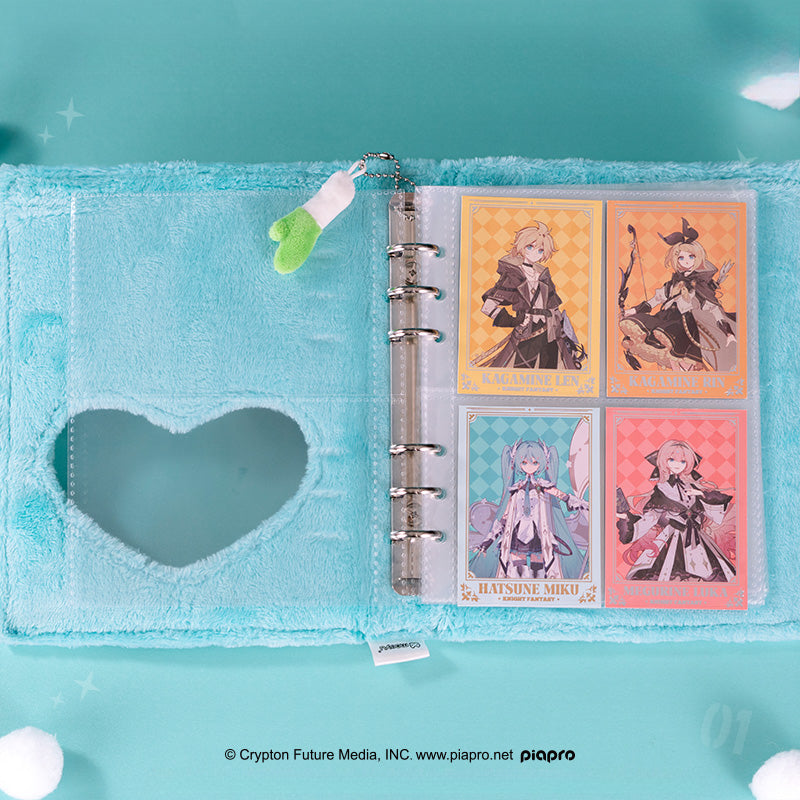 Album photo et cartes en peluche Hatsune Miku Squinted Eyes Series sous licence officielle