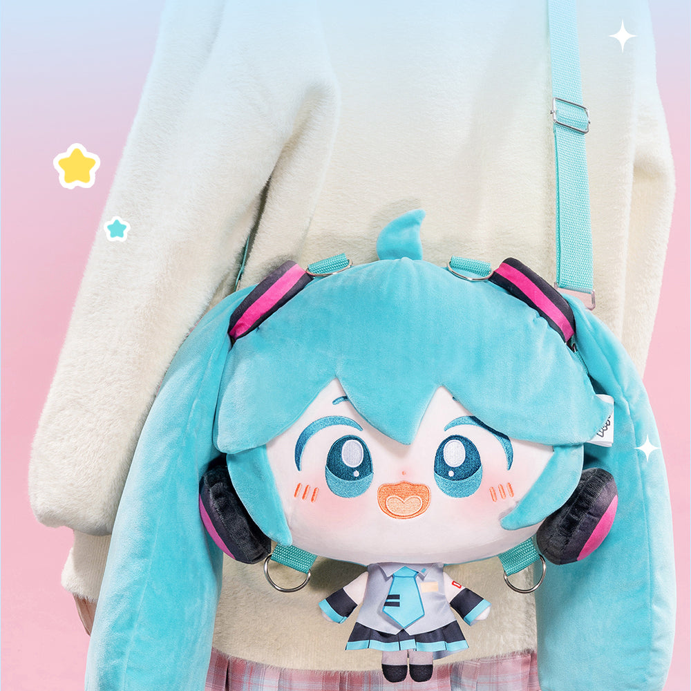 Officially Licensed Hatsune Miku Big Head Doll Bag
