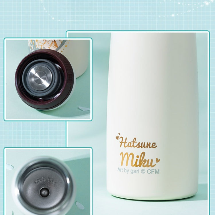 Officially Licensed Hatsune Miku Chocolate Heart Thermal Bottle