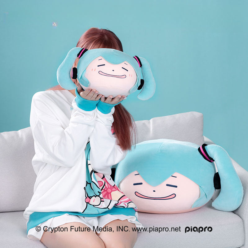 Oreiller Hatsune Miku Pinch Face Series sous licence officielle