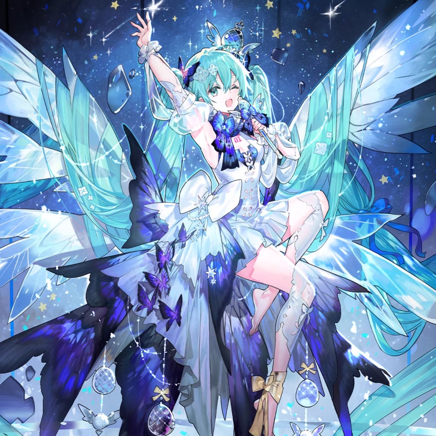 Officially Licensed Hatsune Miku Dreamscape Oversized Mouse Pad