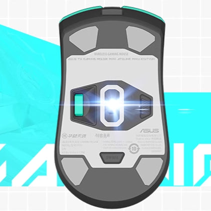 Souris sans fil et filaire Hatsune Miku sous licence officielle – Bluetooth / 2,4 GHz / USB