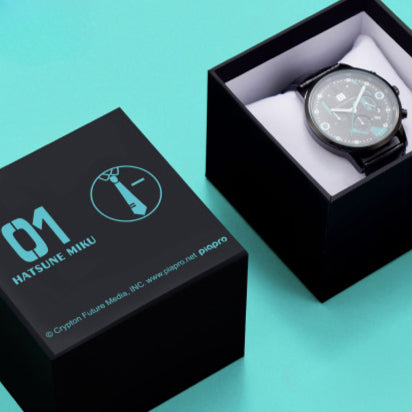 Officially Licensed Hatsune Miku Metal Overture Quartz Wristwatch