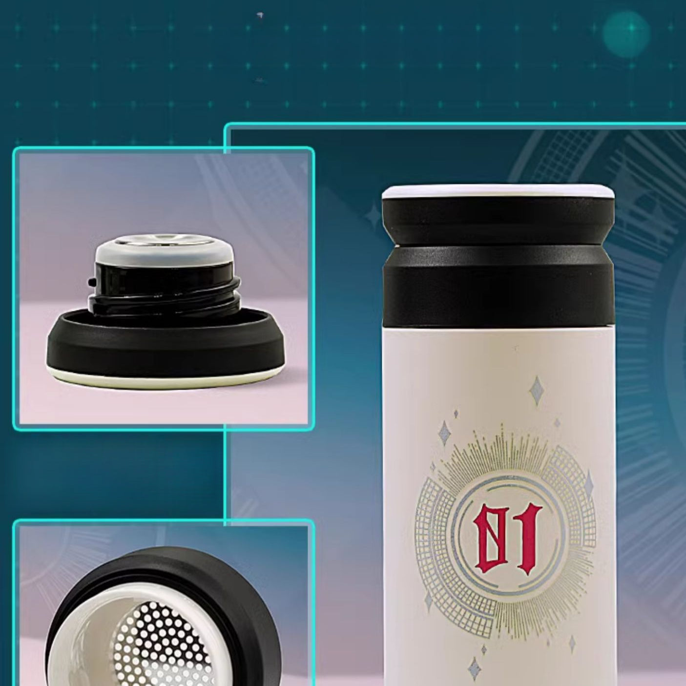 Officially Licensed Hatsune Miku Sound of the Future Thermal Bottle