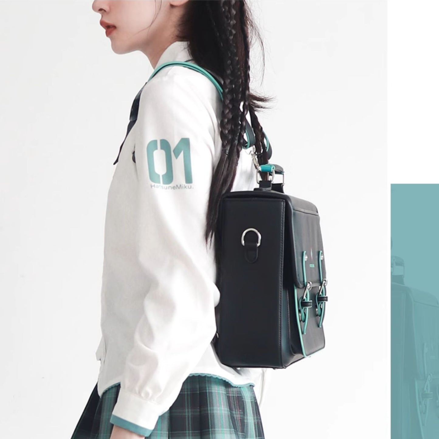 Offiziell lizenzierte Hatsune Miku JK Uniformtasche