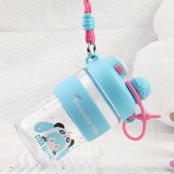 Officially Licensed Hatsune Miku Portable Coffee Tumbler with Straw