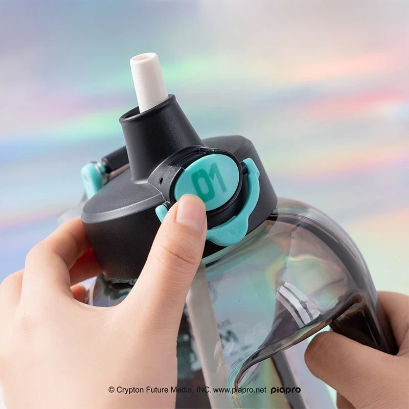 Bouteille d'eau de sport grande capacité Hatsune Miku sous licence officielle