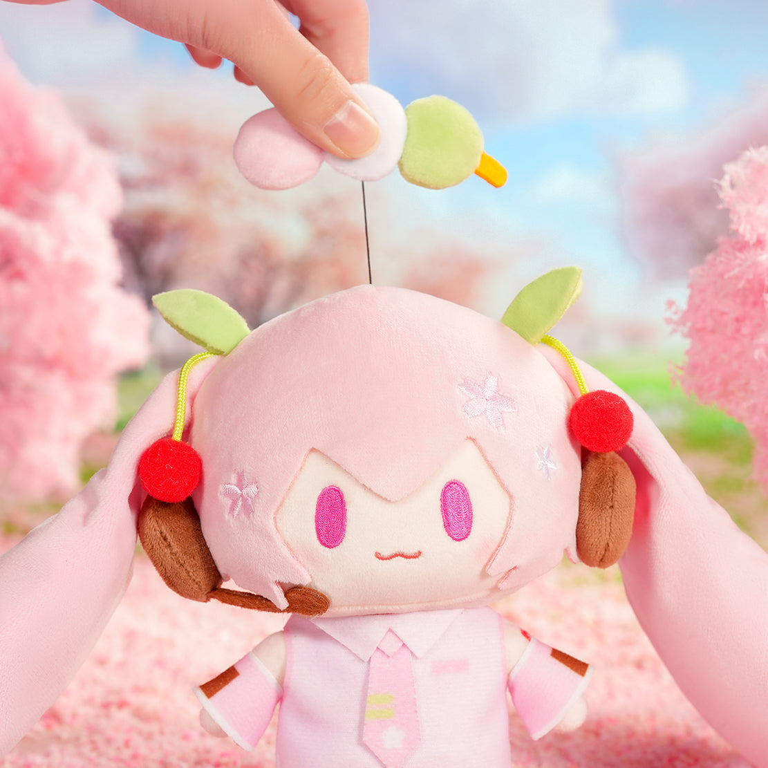 Peluche Hatsune Miku moyenne Sakura Miku sous licence officielle