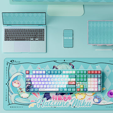 Officially Licensed Hatsune Miku Colorful Wireless Mechanical Keyboard