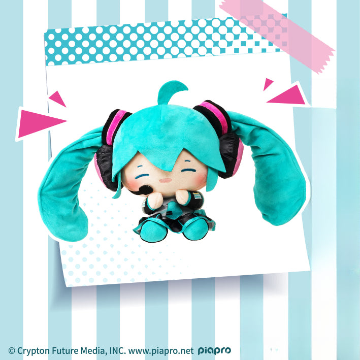 Officially Licensed Hatsune Miku Medium Fufu Plush Toy