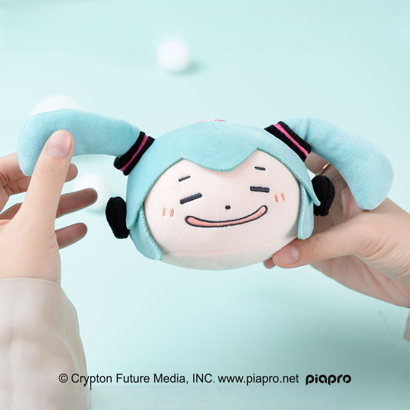 Officially Licensed Hatsune Miku Pinch Cheeks Cute Plush Charm