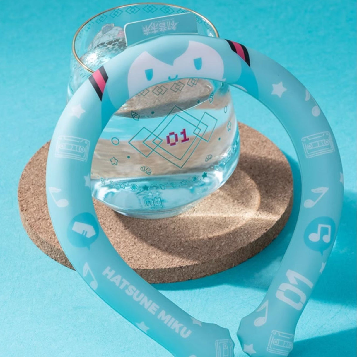 Offiziell lizenzierter Hatsune Miku Kühlender Eisring