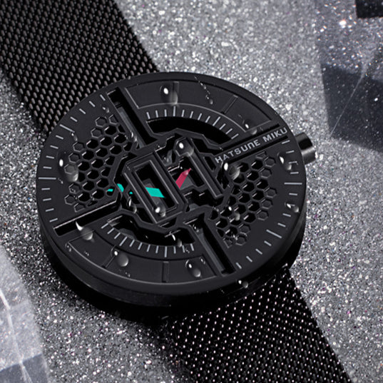 Officially Licensed Hatsune Miku Metal Sonata Waterproof Quartz Wristwatch