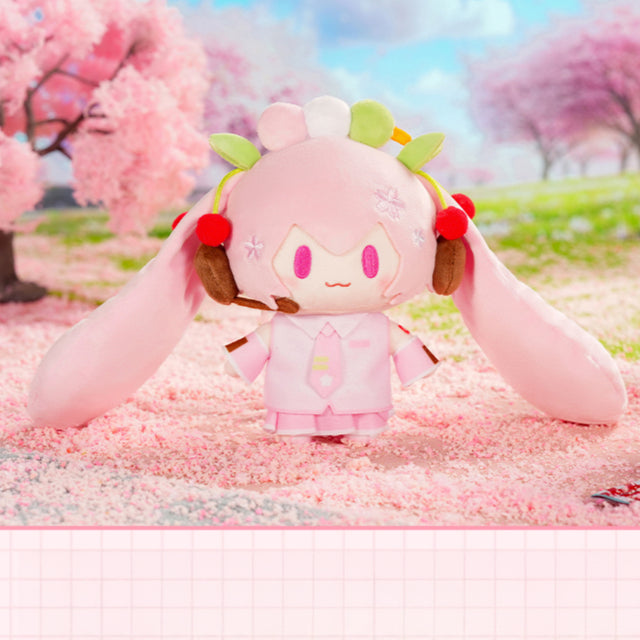 Peluche Hatsune Miku moyenne Sakura Miku sous licence officielle