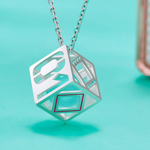 Pendentif cube Hatsune Miku sous licence officielle