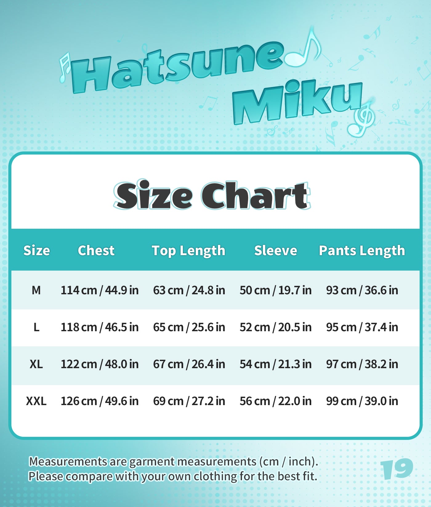 Fanmade Hatsune Miku Long Sleeve Pajama Set – Cozy Homewear Loungewear