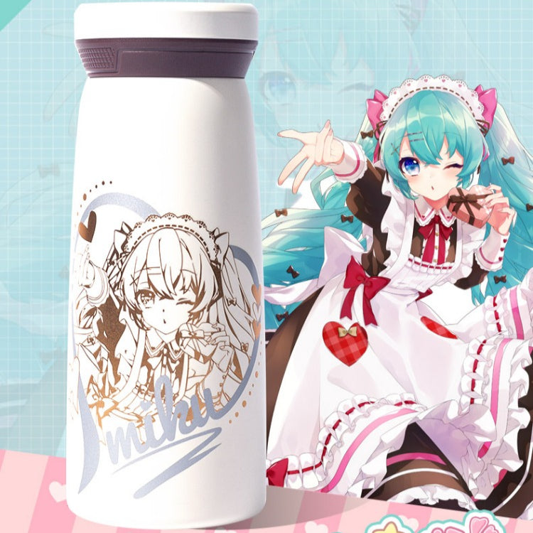 Officially Licensed Hatsune Miku Chocolate Heart Thermal Bottle