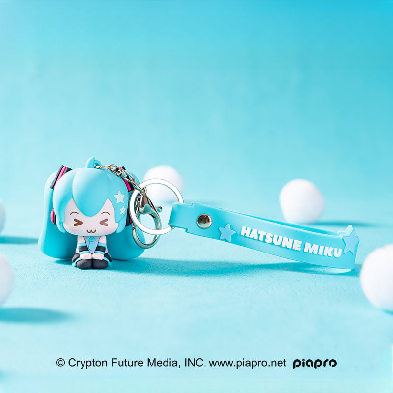 Officially Licensed Hatsune Miku Squinting Eyes Figure Charm