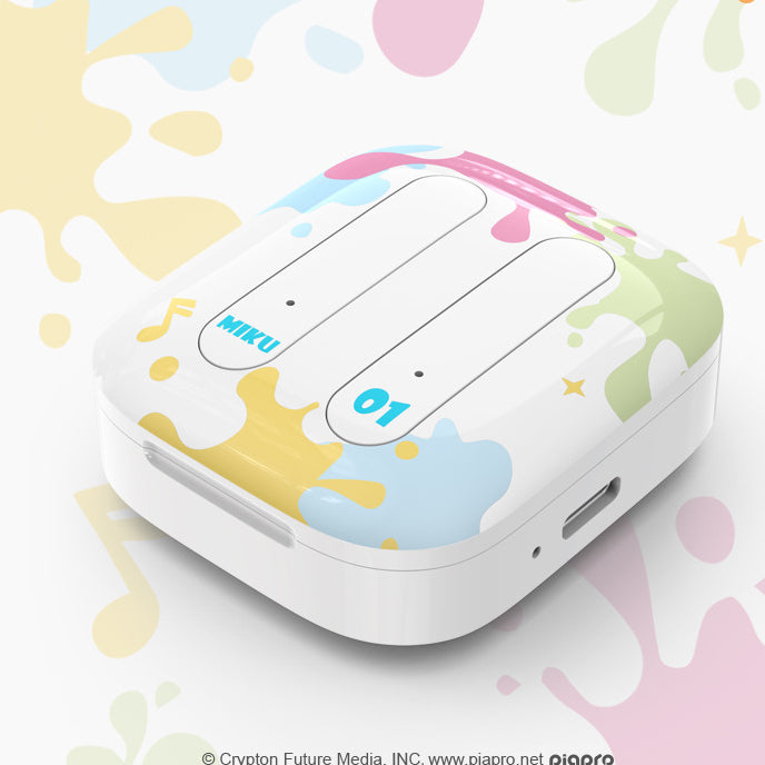 Officially Licensed Hatsune Miku Color Beat Wireless Earphones