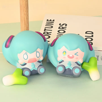 Jouet anti-stress Hatsune Miku Squishy Fun sous licence officielle