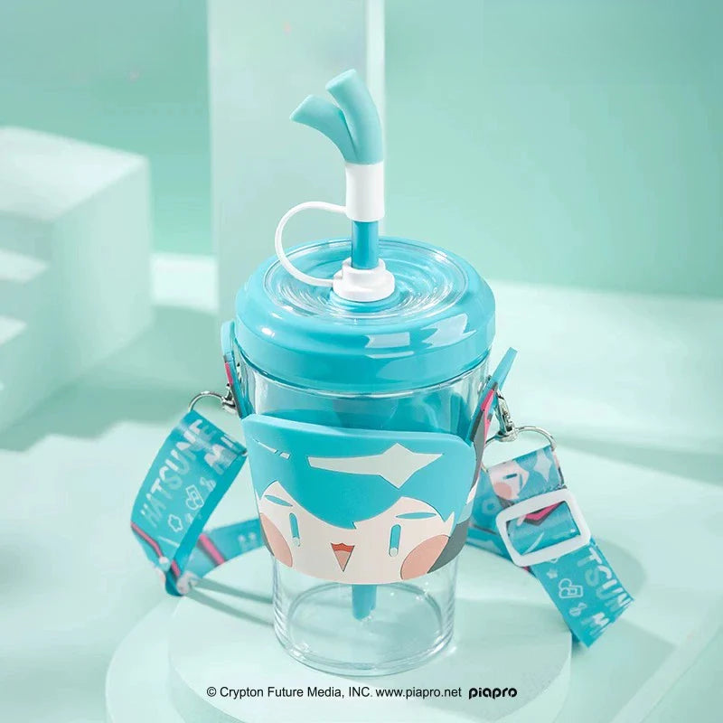Officially Licensed Hatsune Miku Portable Straw Bottle
