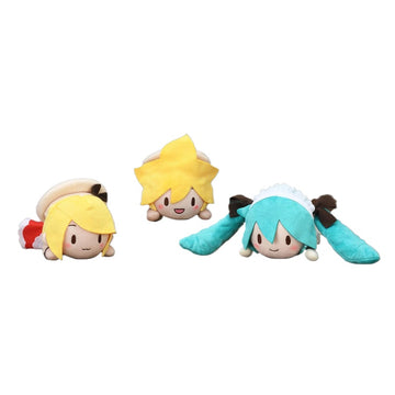 Officially Licensed SEGA VOCALOID Hatsune Miku & Kagamine Rin & Kagamine Len Fuwa Petit Christmas 2025 EX Pappa Plush Doll – Bilibili Exclusive Launch
