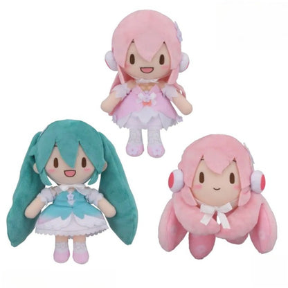 Officially Licensed SEGA Hatsune Miku & Megurine Luka 15th Anniversary Fufu Plush