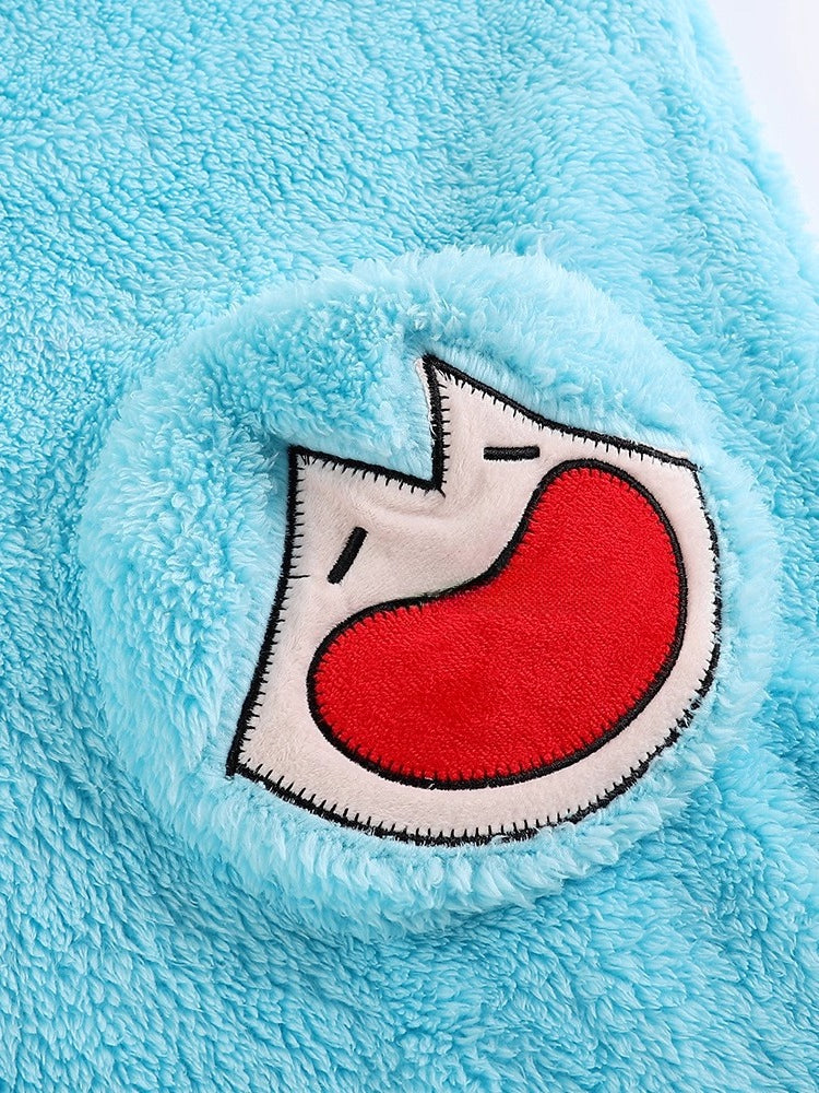 Hatsune Miku Coral Fleece Thick Lined Winter Robe Set – Cozy Home Loungewear