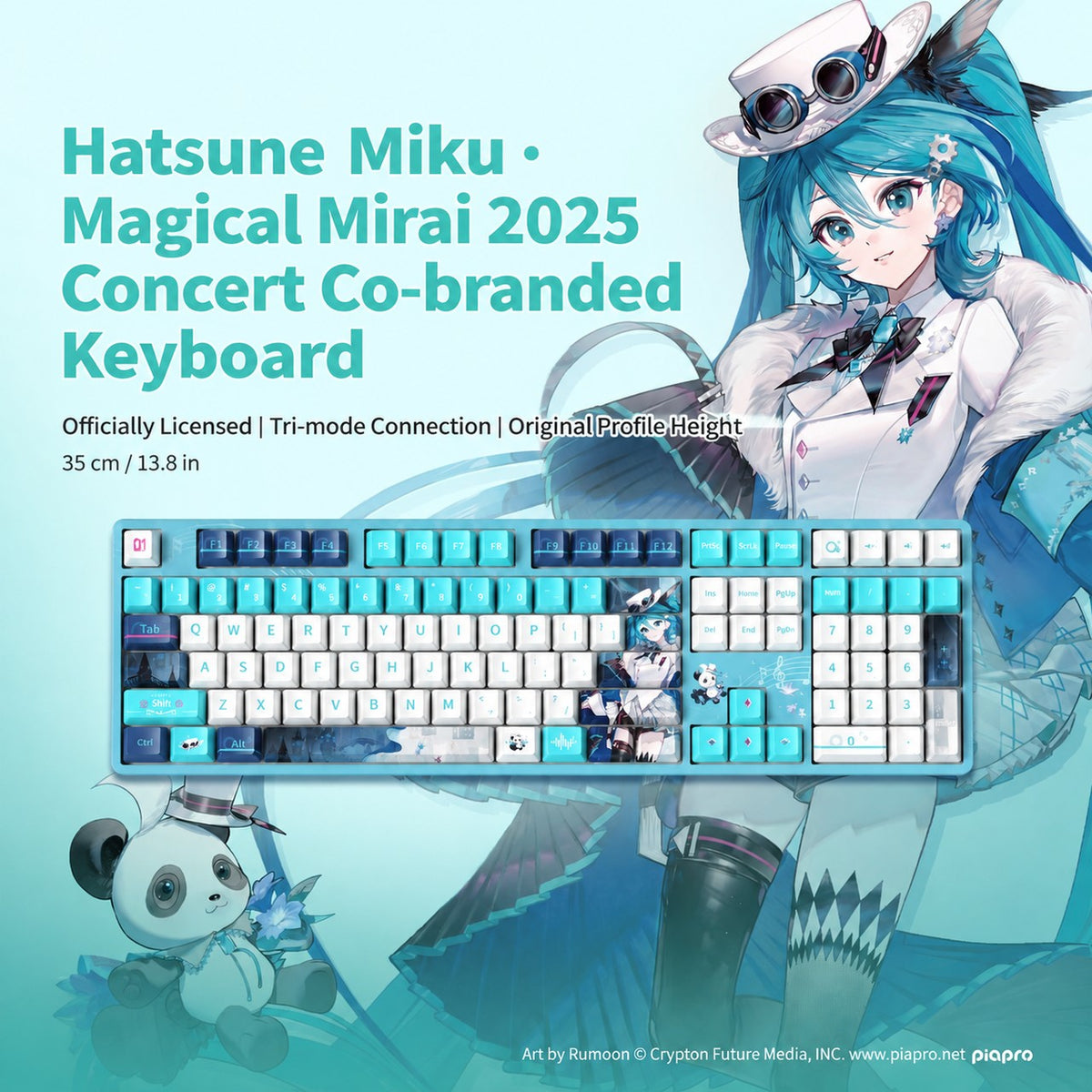 Officially Licensed Hatsune Miku AKKO 5108 V5 Mechanical Keyboard