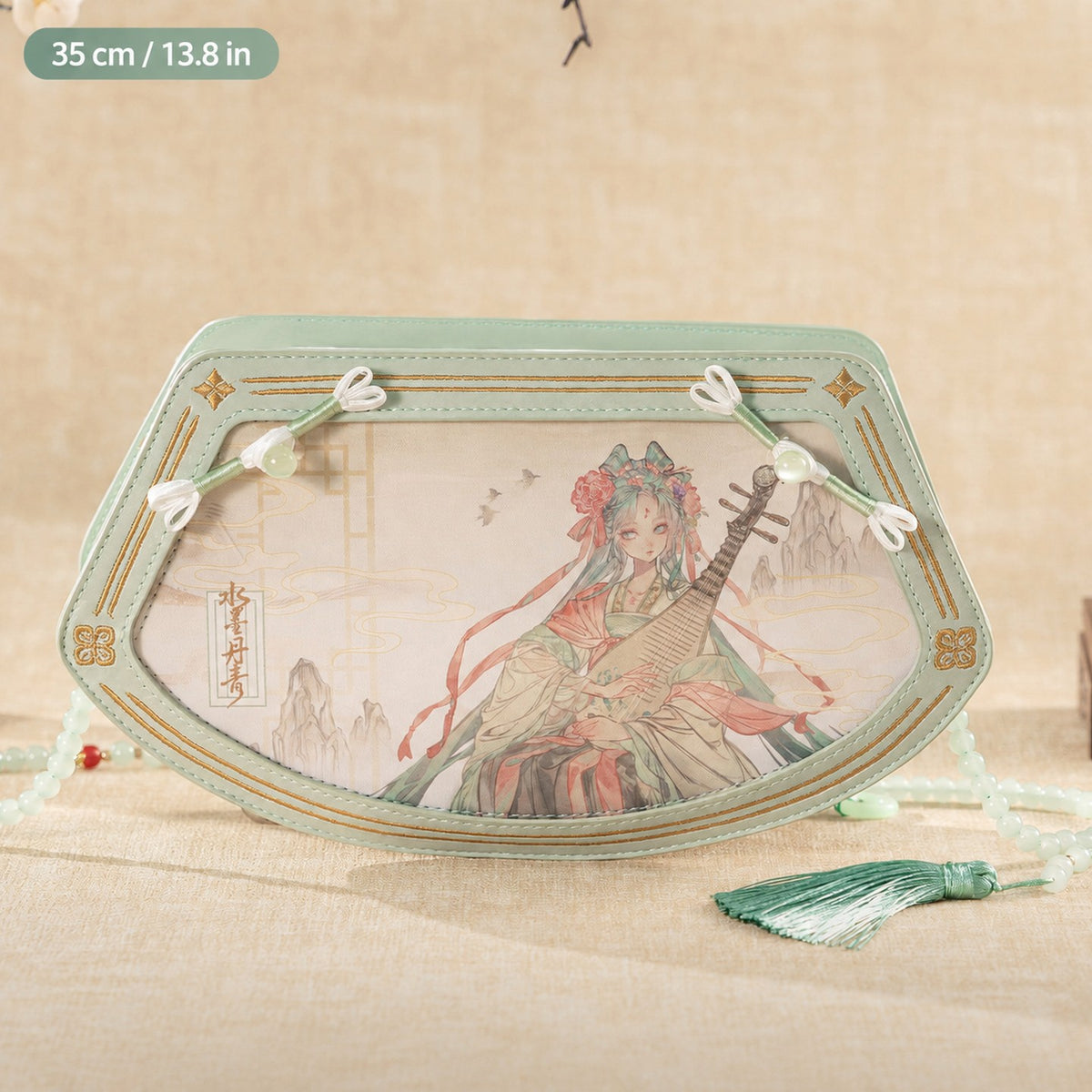 Officially Licensed Hatsune Miku Ink Wash Crossbody Bag