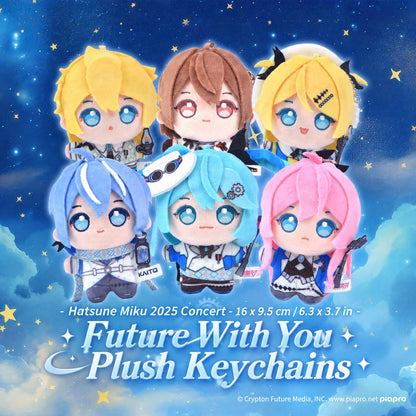 Officially Licensed Hatsune Miku Plush Charm (11 x 22 cm / 4.3 x 8.7 in)