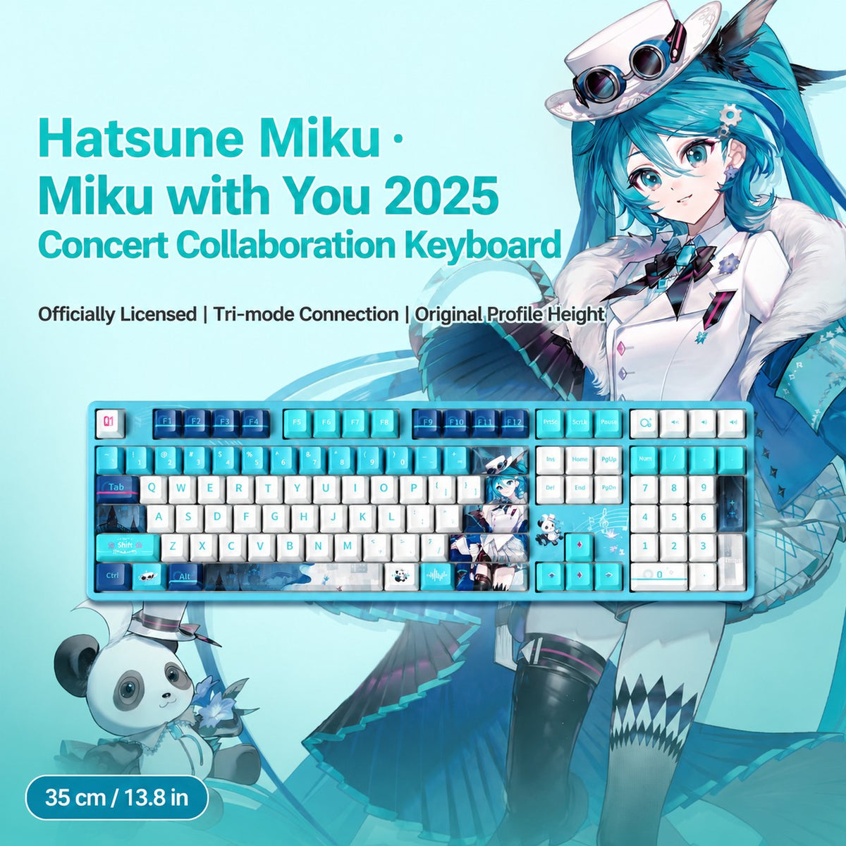 Officially Licensed Hatsune Miku AKKO 5108 V5 Mechanical Keyboard
