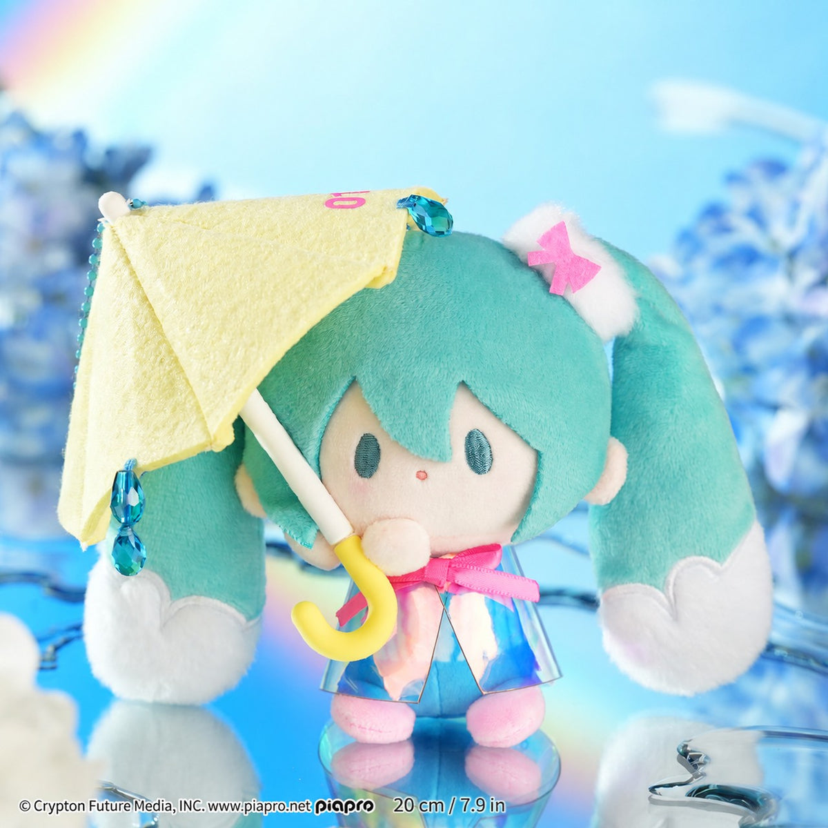 Officially Licensed Hatsune Miku Plush Keychain (15 cm / 5.9 in)