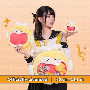 Officially Licensed Kagamine Rin & Len 4-Way Ita Backpack