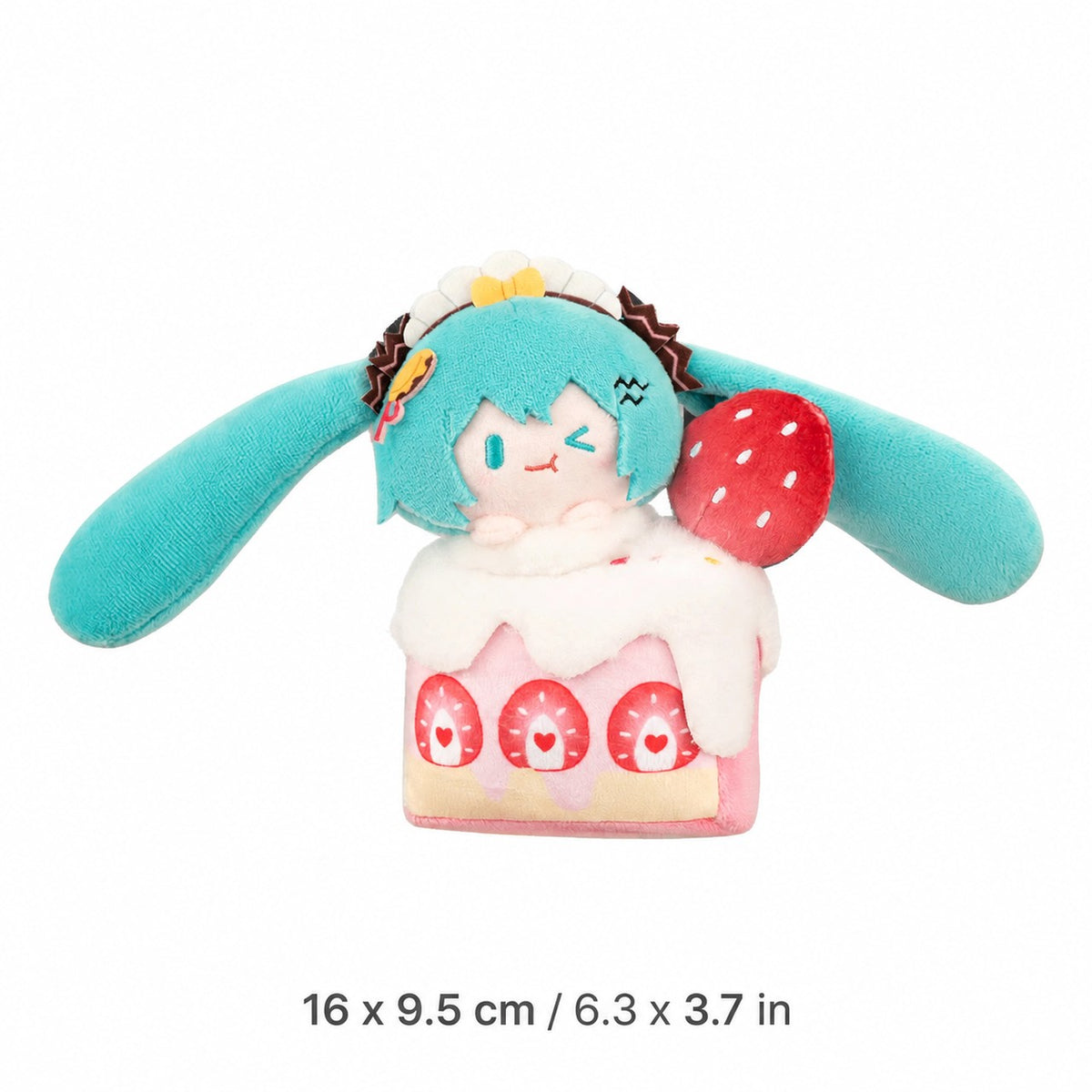 Officially Licensed Hatsune Miku Sweet Treat Plush Charm (15–16 cm / 5.9–6.3 in)