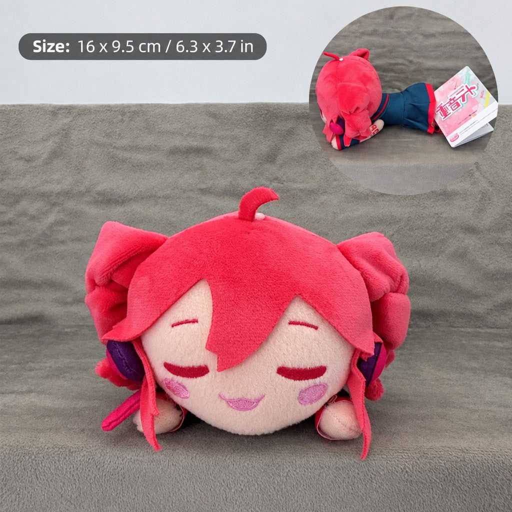 Officially Licensed Kasane Teto Plush Toy (16 cm / 6.3 in)