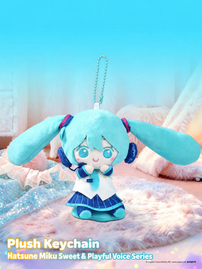 Officially Licensed Hatsune Miku Plush Keychain (10 cm / 3.9 in)