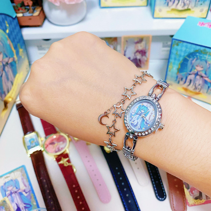 Officially Licensed Hatsune Miku Starry Moon Knight Series Watch Blind Box - Random Box or Opened & Confirmed Style