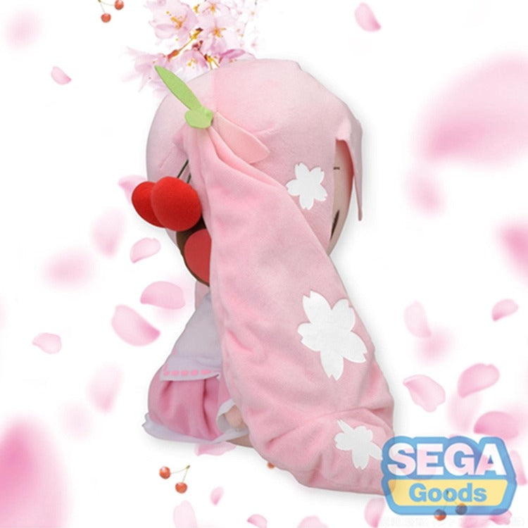 Hatsune Miku Sakura Miku Bow – 27cm Medium Plush Toy
