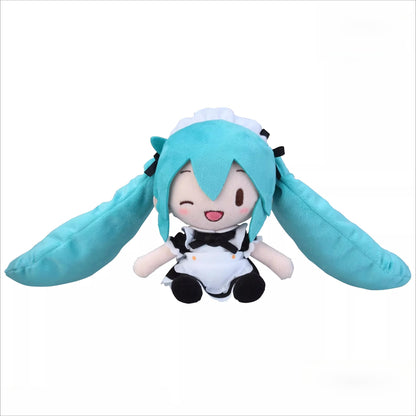 Hatsune Miku Maid Outfit  – 16cm Small Plush Toy