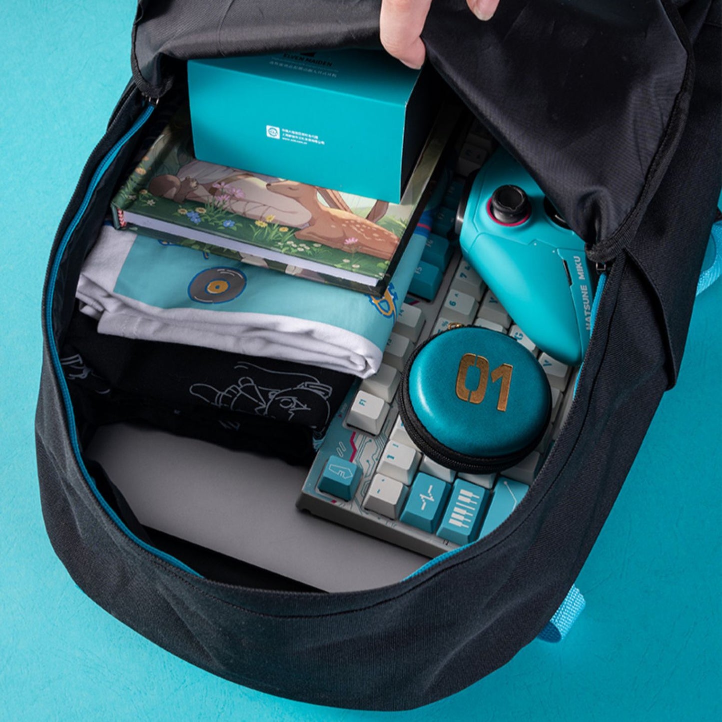 Sac à dos de style extérieur Hatsune Miku sous licence officielle