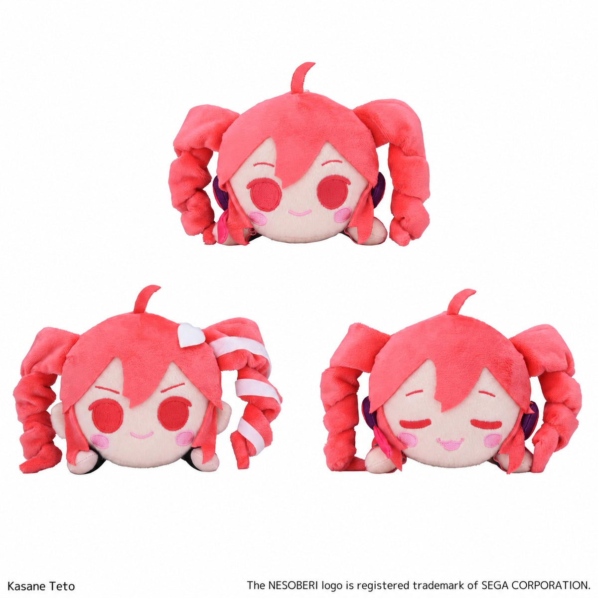 Officially Licensed Kasane Teto NESOBERI Plush (16 cm / 6.3 in)