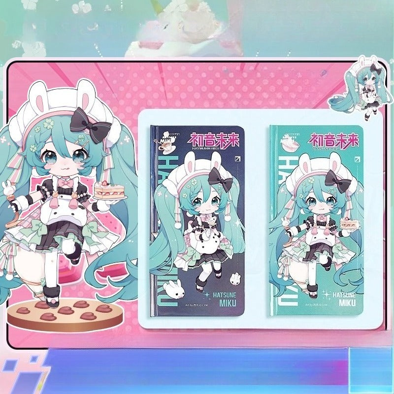 Official Licensed Hatsune Miku Weekly Planner Notebook – Schedule & Habit Tracker, Sweet Fairy Tale Series(Set of 2)