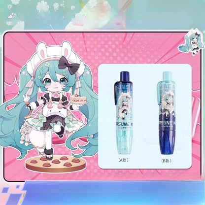 Official Licensed Hatsune Miku Dot Adhesive Roller – High Viscosity, No-Residue, Press-to-Use (Style B)
