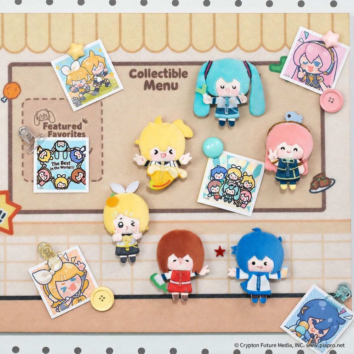Officially Licensed Hatsune Miku Emoji Button Plush Blind Box (6.5 cm / 2.6 in)