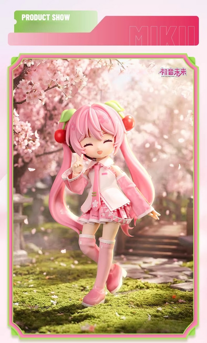 Official Hatsune Miku Qiyuji Series – Cherry Blossom Miku Articulated Collectible Figure