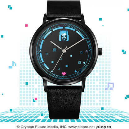 Officially Licensed Hatsune Miku Pixelated Miku Waterproof Slim Watch