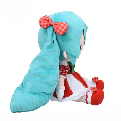 Official Hatsune Miku × LOVE AND BERRY Strawberry fufu LL Plush